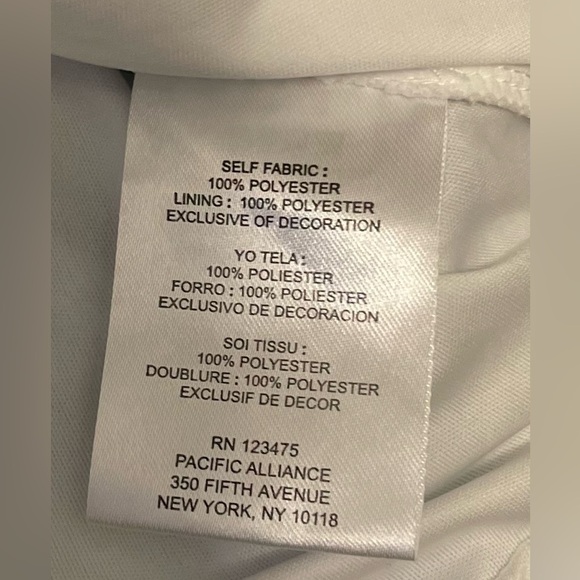 Jones New York women’s‎ pullover sweater short sleeve lined size M blue, & white - Picture 6 of 8